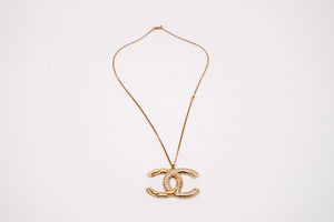 Chanel Matelasse Struss Rhinestone Necklace