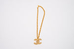 Chanel Gold Rhinestone Vintage Necklace