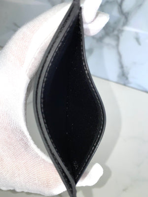 Louis Vuitton Black Epi Card Holder