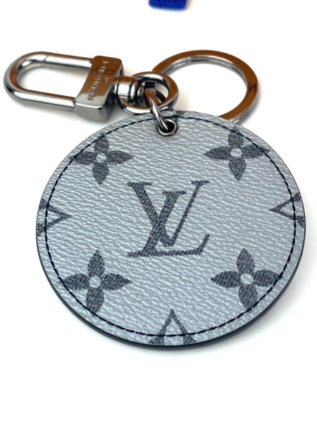Louis Vuitton Alps Key Holder & Bag Charm Black/Silver