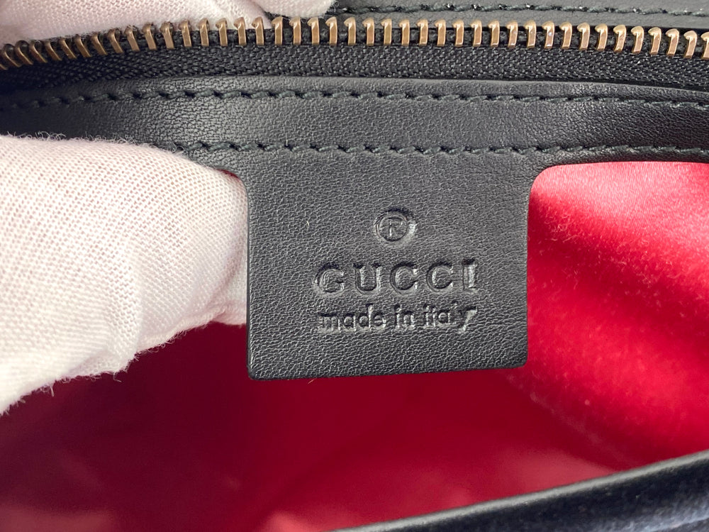 Gucci Marmont Black Velvet Bag Medium
