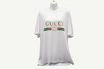 Gucci white classic Oversized T-shirt with logo