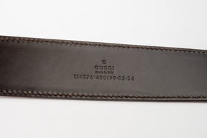 Gucci Guccissima Interlocking G belt