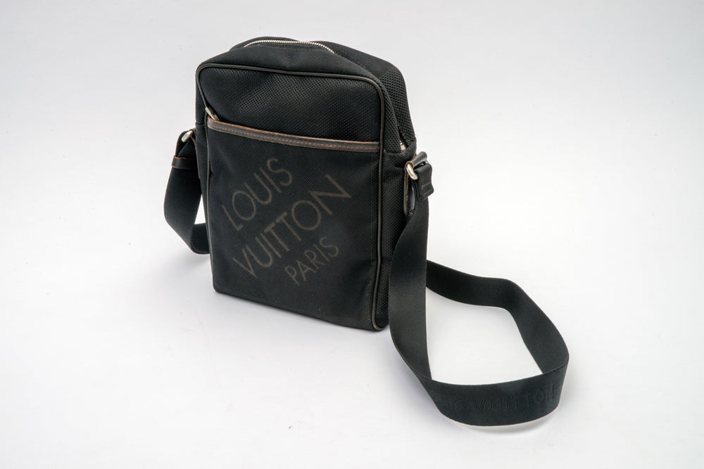 Louis Vuitton Black Damier Geant Mini Citadin Messenger Bag