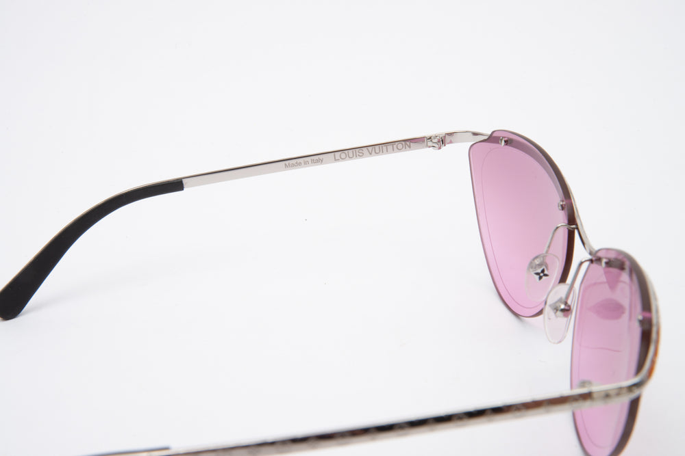 Louis Vuitton Pink Rimless Thelma and Louise Sunglasses – Luxmary