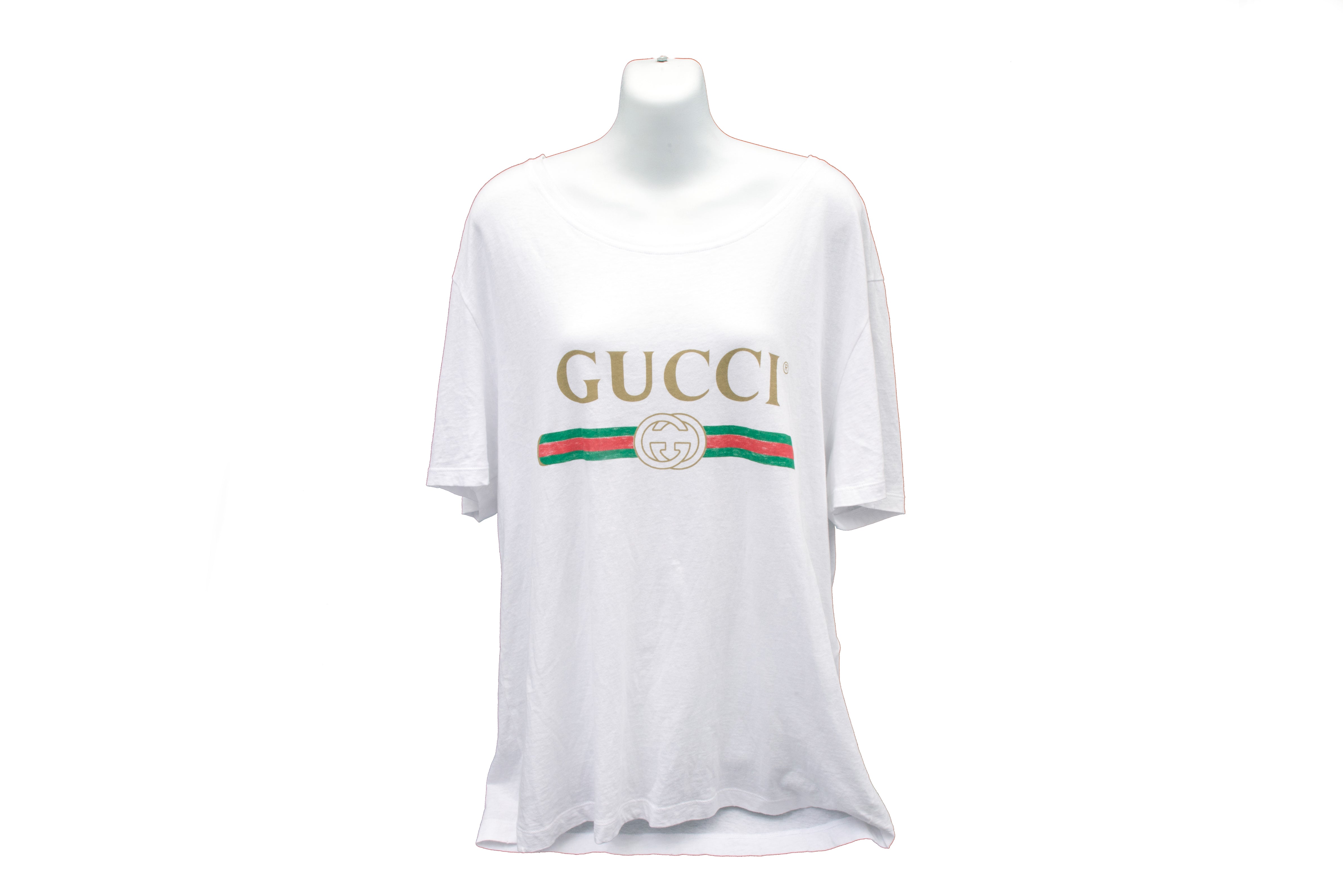 Tシャツ・カットソー GUCCI WHITE COTTON T-SHIRT Cotton jersey T-shirt with embroidery in white | GUCCI® US