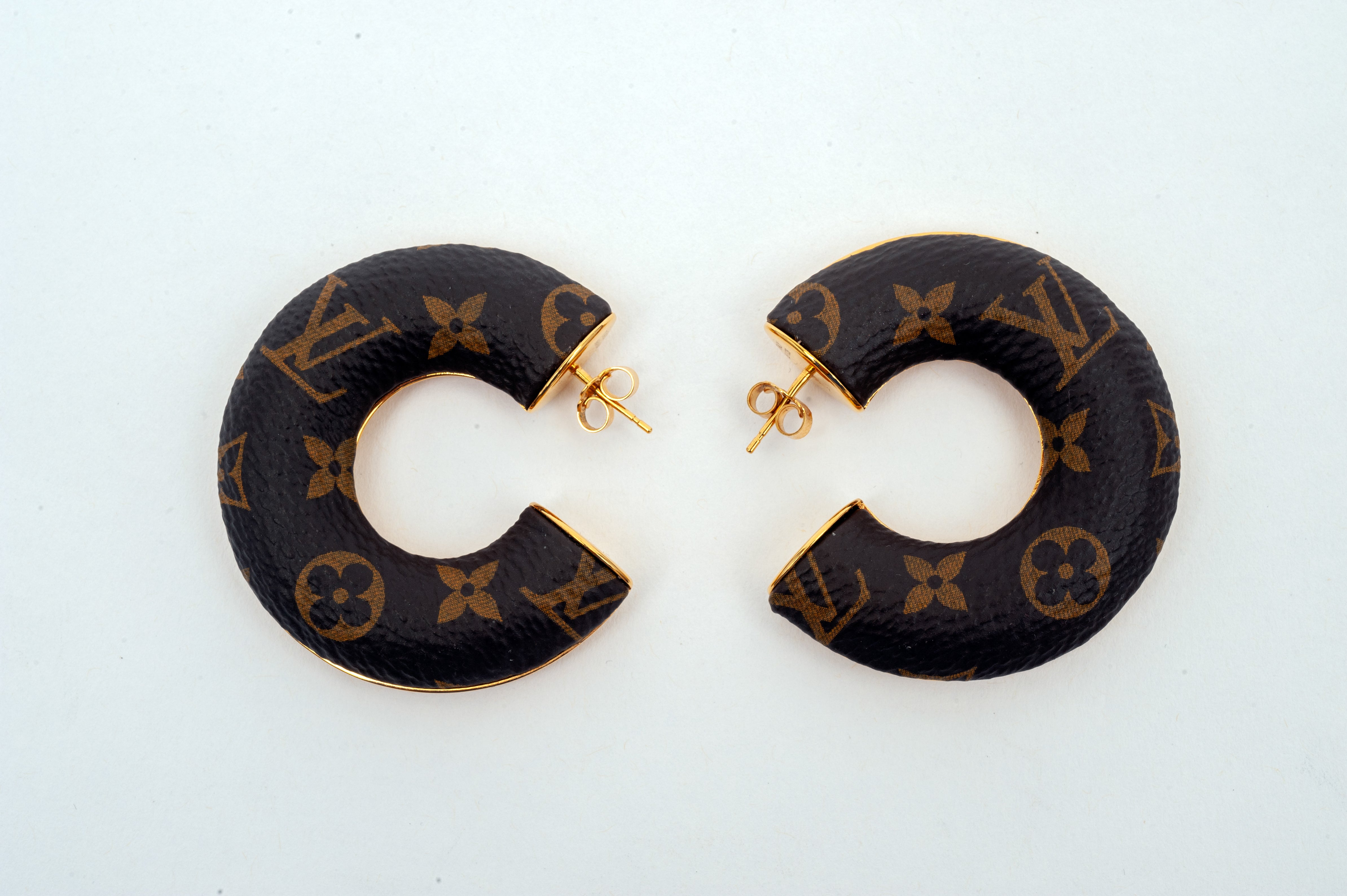 Louis Vuitton Wild V Hoop Earrings Luxmary Handbags