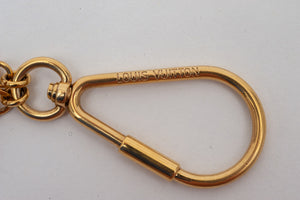 Louis Vuitton Brown and Gold Puzzle Key Ring and Bag Charm