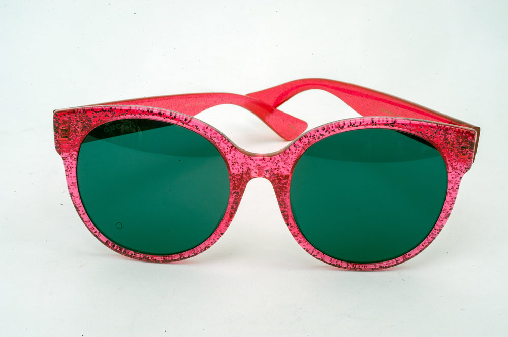 Gucci Fuchsia Glitter Sunglasses