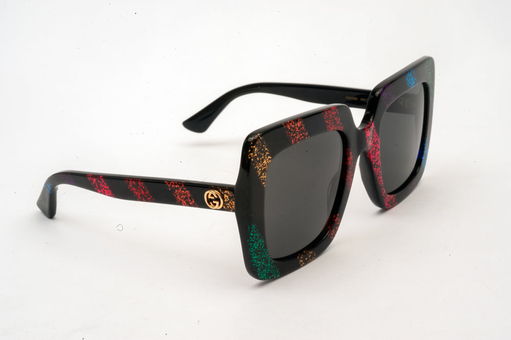 Gucci Women's Urban Rectangle Sunglasses Rainbow