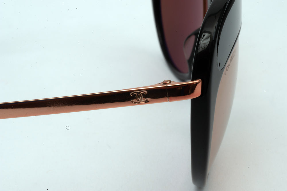 Chanel Butterfly Runway 18K Rose Gold Sunglasses