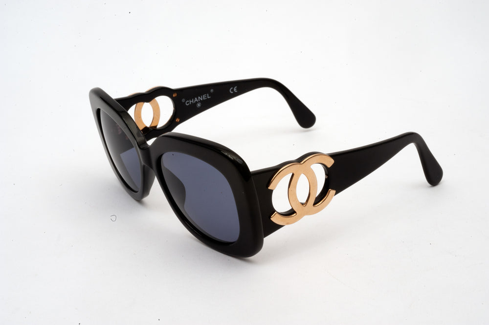 Chanel Black and Gold Sunglasses – Luxmary Handbags