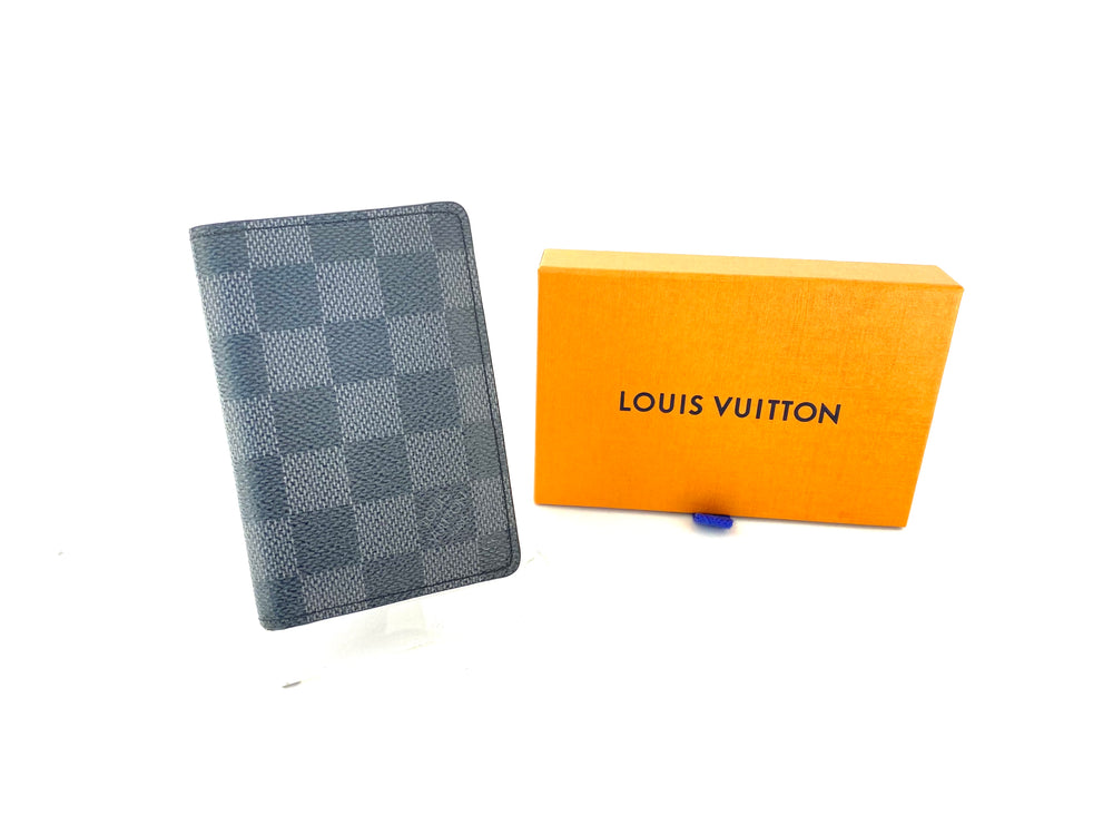 Louis Vuitton Damier Graphite Pocket Organizer Men's Wallet for