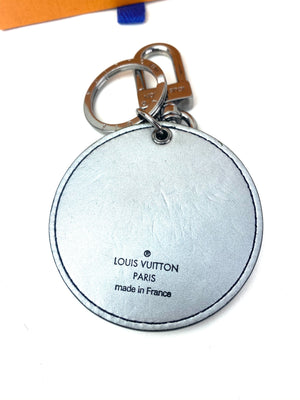 Louis Vuitton Metal/Silver Blown up key Holder bag charm -FW 2023 New!