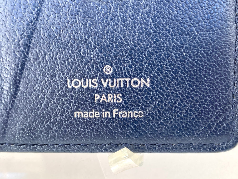 Louis Vuitton Crocodilien Pocket Organizer in Mat Blue