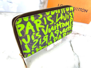 Louis Vuitton Limited Edition Stephen Sprouse Neon Green Grafitti