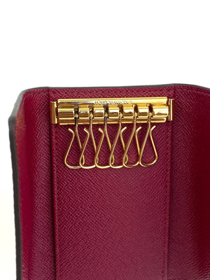 Louis Vuitton Monogram 6 Key Holder in Fuchsia