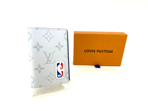 AUTHENTIC LOUIS VUITTON LV NBA MONOGRAM POCKET ORGANIZER WALLET