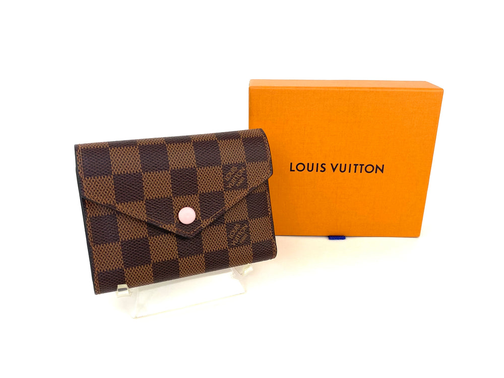 Louis Vuitton, Bags, Louis Vuitton Victorine Wallet In Damier Azur Like  New Condition Full Set