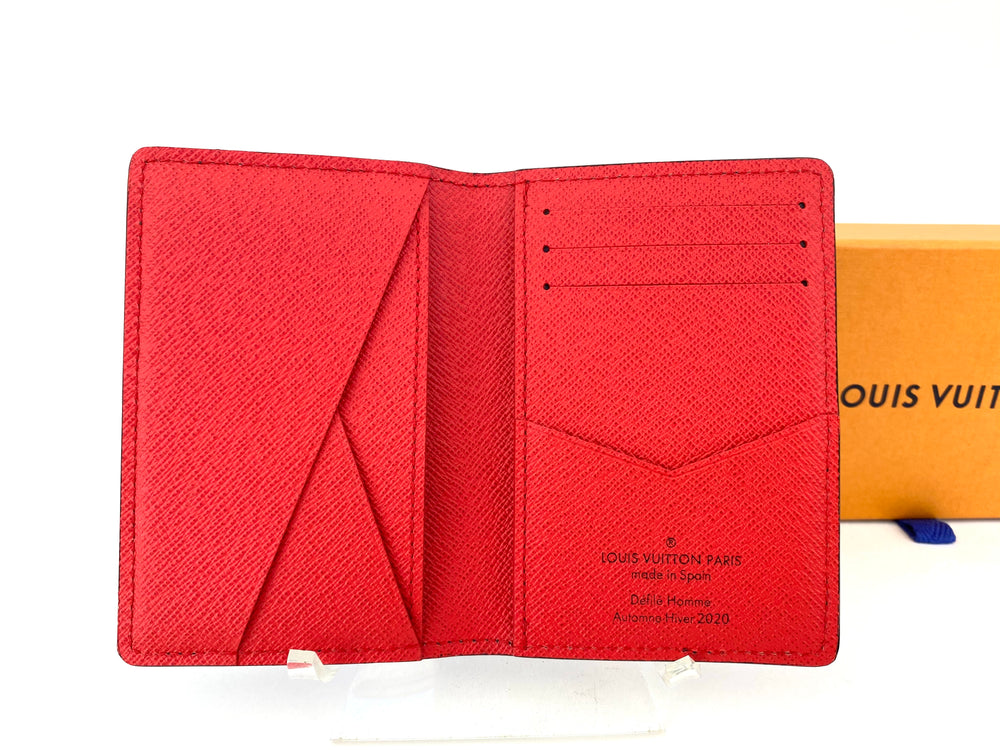 LOUIS VUITTON Slender Wallet Limited Edition Supreme - Red for