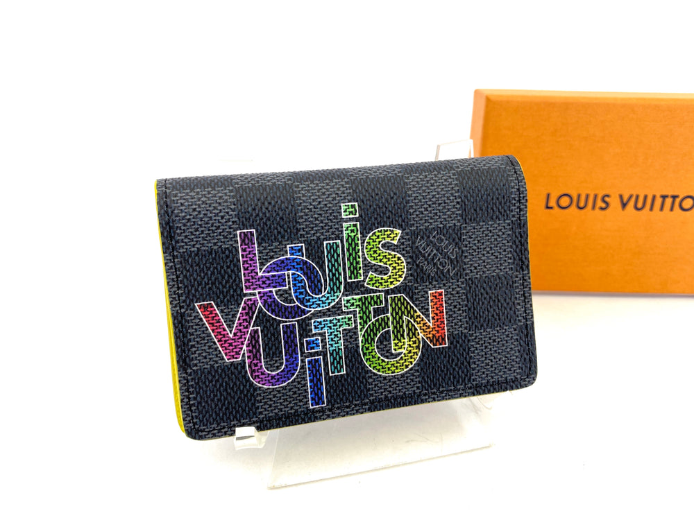 ❗️New Arrival❗️ Louis Vuitton Limited Edition Interlocked Letters Pocket Organizer (Yellow)